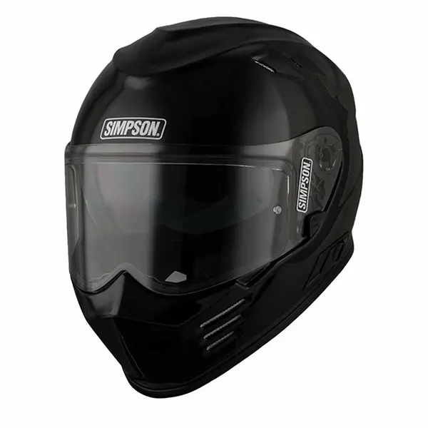 Image of Simpson Venom Black Metal ECE22.06 Full Face Helmet Size S