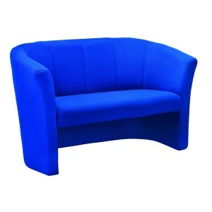 Image of Jemini Avior Blue 2 Seat Fabric Tub Sofa