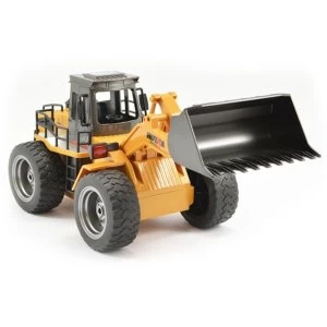 Image of HUINA 6 Channel 2.4G Bulldozer with Die Cast Bucket