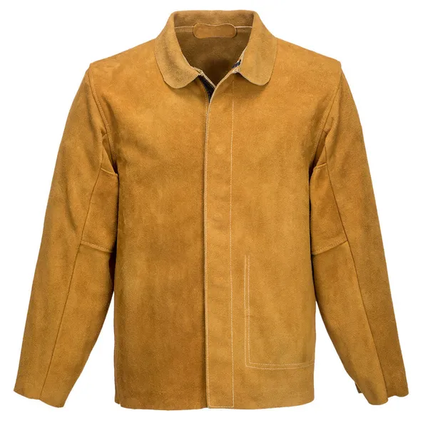 Image of Portwest SW34 Leather Welding Jacket SW34TARS Colour: Tan