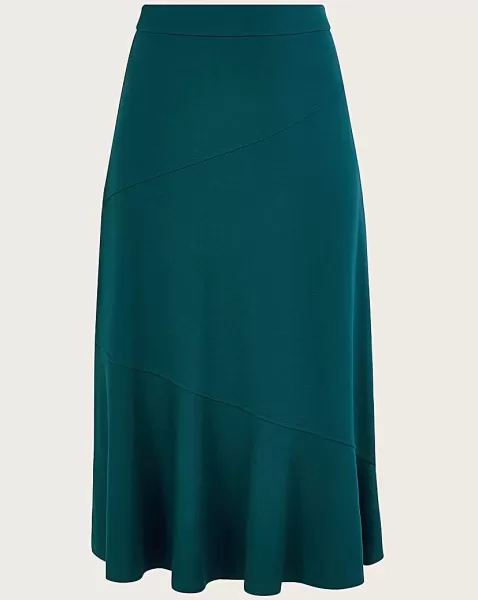 Image of 'Ava' A-Line Ponte Skirt