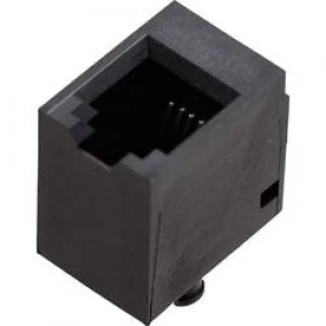 Image of BEL Stewart Connectors 1410 4000 06 1410 4000 06 RJ10 Socket straight Black