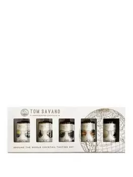 Image of Tom Savano Hand-Crafted Cocktail - Around the World Gift Set (5 x 100ml), One Colour, Women