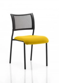 Image of Brunswick Bespoke Seat Black Frame Senna Yellow