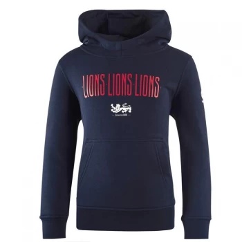 Image of Canterbury British Irish Lions Graphic Hoodie Junior Boys - Navy/Red
