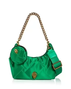 Image of Kurt Geiger London Quilted Satin Crossbody