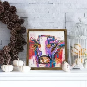 Image of MZM693 Multicolor Decorative Framed MDF Painting