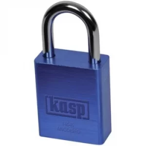 Image of Kasp K14040BLUD Padlock 38mm keyed-different Blue