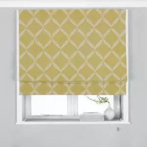 Image of Olivia Citron Blackout Roman Blind Yellow