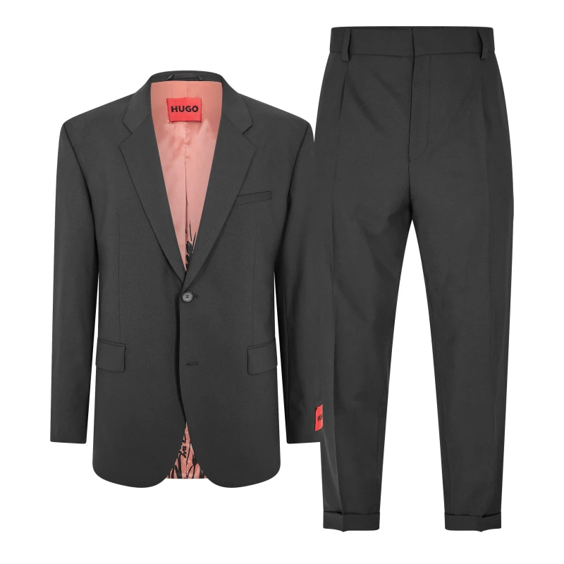 Image of Hugo Mens Kris Teagan241F2X Suit Black male 36 (46)