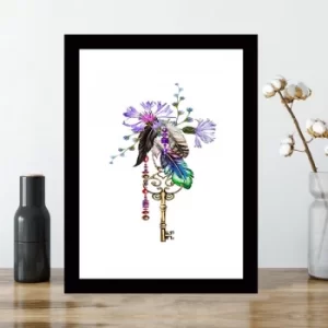 Image of SC6646435092 Multicolor Decorative Framed MDF Painting