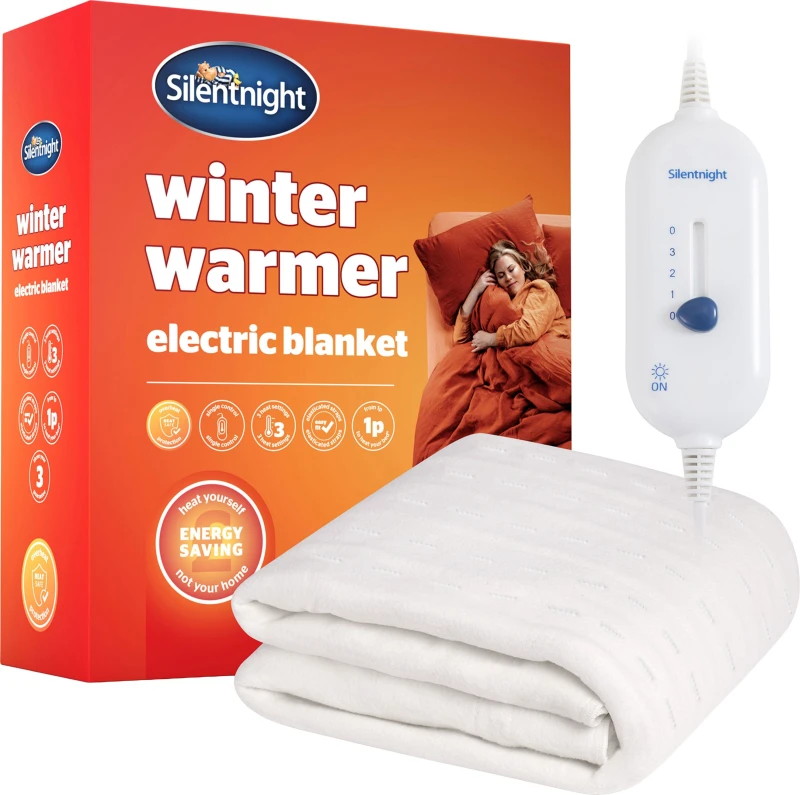 Image of Silentnight Silentnight Winter Warm Electric Blanket White - Silentnight - Size: S KING White S KING WP57504