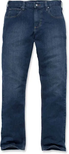 Image of Carhartt Rugged Flex Relaxed Straight Jeans, blue, Size 38