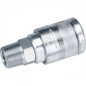 Image of Draper PCL M100 Air Line Coupling Male Thread 1/2" Bsp Pack of 1