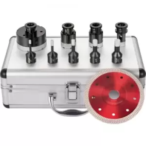 Image of Vevor Diamond Drill Bits Hole Saw Set 1/5"-2-3/5" 9pcs Tile Ceramic Porcelain