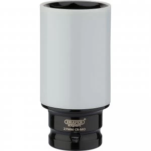 Image of Draper Expert 1/2" Drive Hexagon Socket Metric for Alloy Wheels 1/2" 27mm