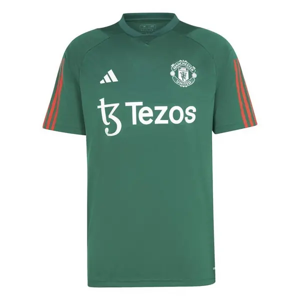 Image of adidas Manchester United Tiro 23 Training Jersey 2023 2024 Adults - Green XL