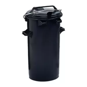 Image of Poubelle 50 l plastique anthracite avec anse SULO