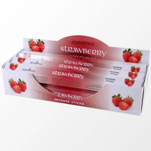 Image of 6 Packs of Elements Strawberry Incense Sticks