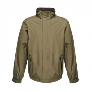 Image of Regatta Dover Waterproof Insulated Jacket - DkKhaki/Blac