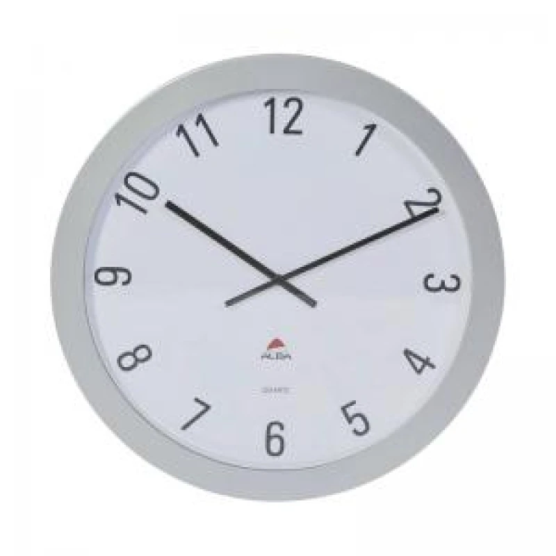Image of Alba Horgiant Wall Clock 600cm Diameter Silver Grey - HORGIANT 66331AL EXR66331AL