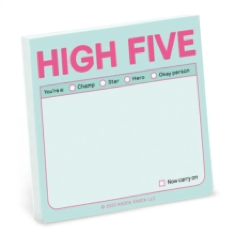 Image of Knock Knock High Five Sticky Notes (Pastel Edition) Other printed item