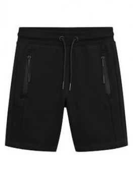 Image of Mango Boys Shorts With Zip Pockets - Black