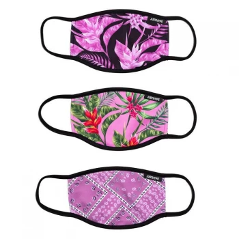 Image of Hype Face Mask 3 Pack Adults - Floral Bandana