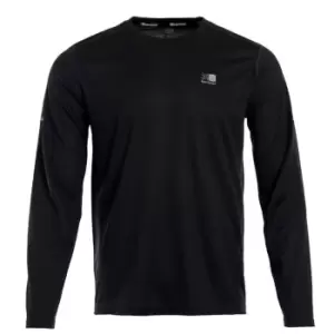 Image of Karrimor Long Sleeve Run T Shirt Mens - Black