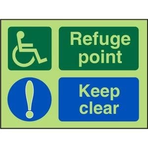 Image of Stewart Superior PDPSP101SRP Screw Plastic Sign 200x150 Wheel Chair