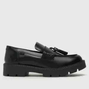 Image of Kickers Black kick kori tassel loafer Girls Youth Shoes