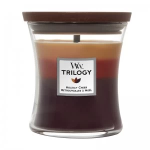 Image of Woodwick Trilogy Holiday Cheer Scented Candle 275g