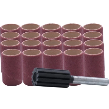 Image of 15 X 30MM Aluminium Oxide Spiral Sanding Band Kits - 20 Piece
