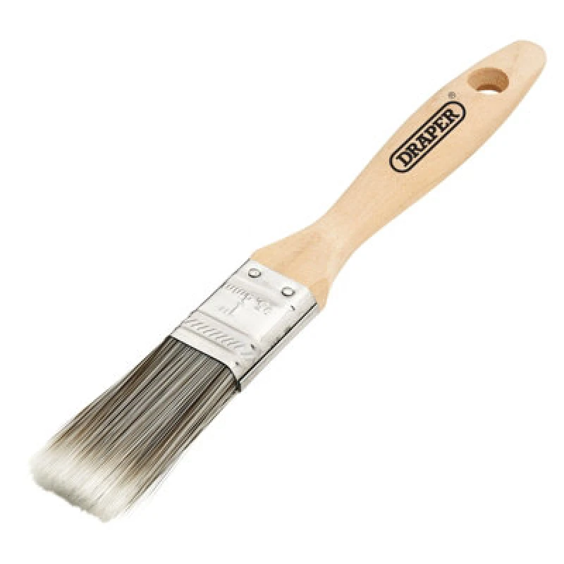 Image of Draper Wood Handle Synthetic Paint Brush PB-WOOD-1" Width: 25mm