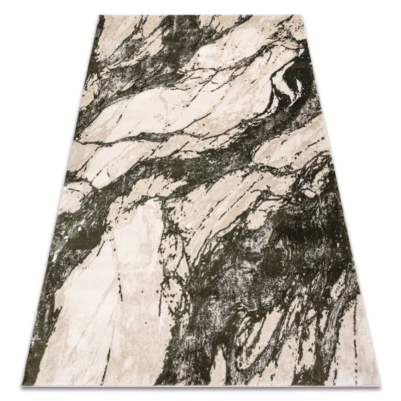 Image of RugsX Carpet Allure 4759 Marble - Structural, Stylish, Glamour Beige / Green 160X220 Cm