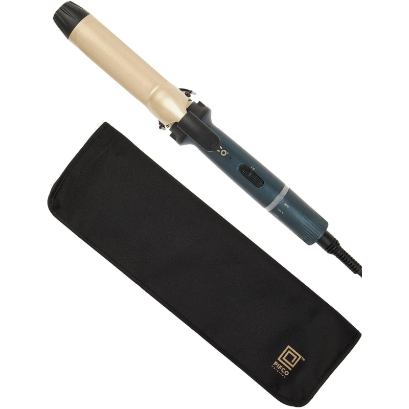 Image of Pifco Pifco Soft Curls 32mm Curling Tong -204578 Blue/Gold unisex One Size