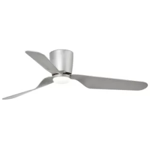 Image of Faro PEMBA LED Grey Ceiling Fan with DC Motor, 3000K