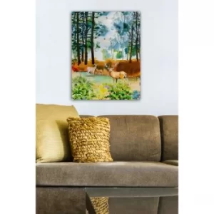 Image of 1525472087-5070 Multicolor Decorative Canvas Painting