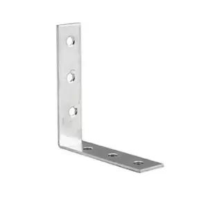 Image of Corner Brace Bright Zinc Plated - 75mm - Pack Of 10