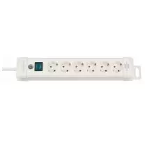Image of Brennenstuhl 1952260100 power extension 3m 6 AC outlet(s) White
