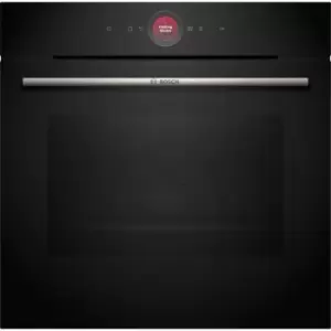 Image of Bosch Series 8 HBG7341B1B Built In Electric Single Oven - Black - A+ Rated