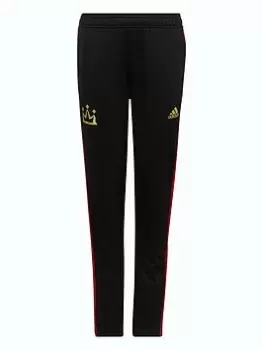 Image of adidas Salah Junior Pants - Black/Red, Size 15-16 Years