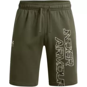 Image of Under Armour Rival Fleece Shorts Mens - Green