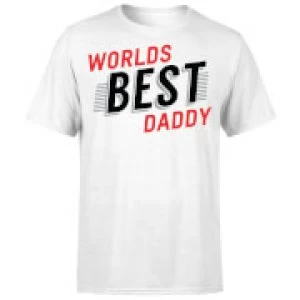 Image of Worlds Best Daddy T-Shirt - White - 4XL