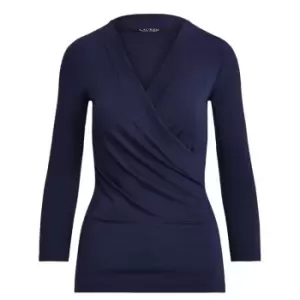Image of Lauren by Ralph Lauren Alayja Top - Blue