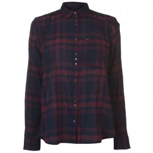 Image of Lee Jeans Lee One Pocket Shirt Womens - NAVY