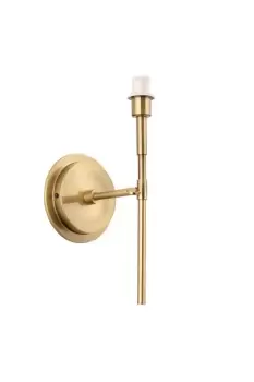 Image of Rennes Fitting Only Wall Lamp Antique Brass Plate
