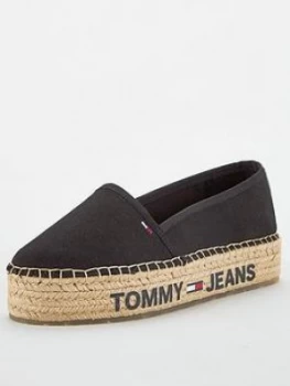 Image of Tommy Jeans Surplus Espadrilles - Black