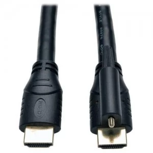 Image of Tripp Lite High Speed HDMI Cable with Ethernet and Locking Connector U