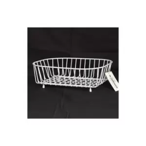 Image of Delfinware Wireware Cream Oval Sink Basket